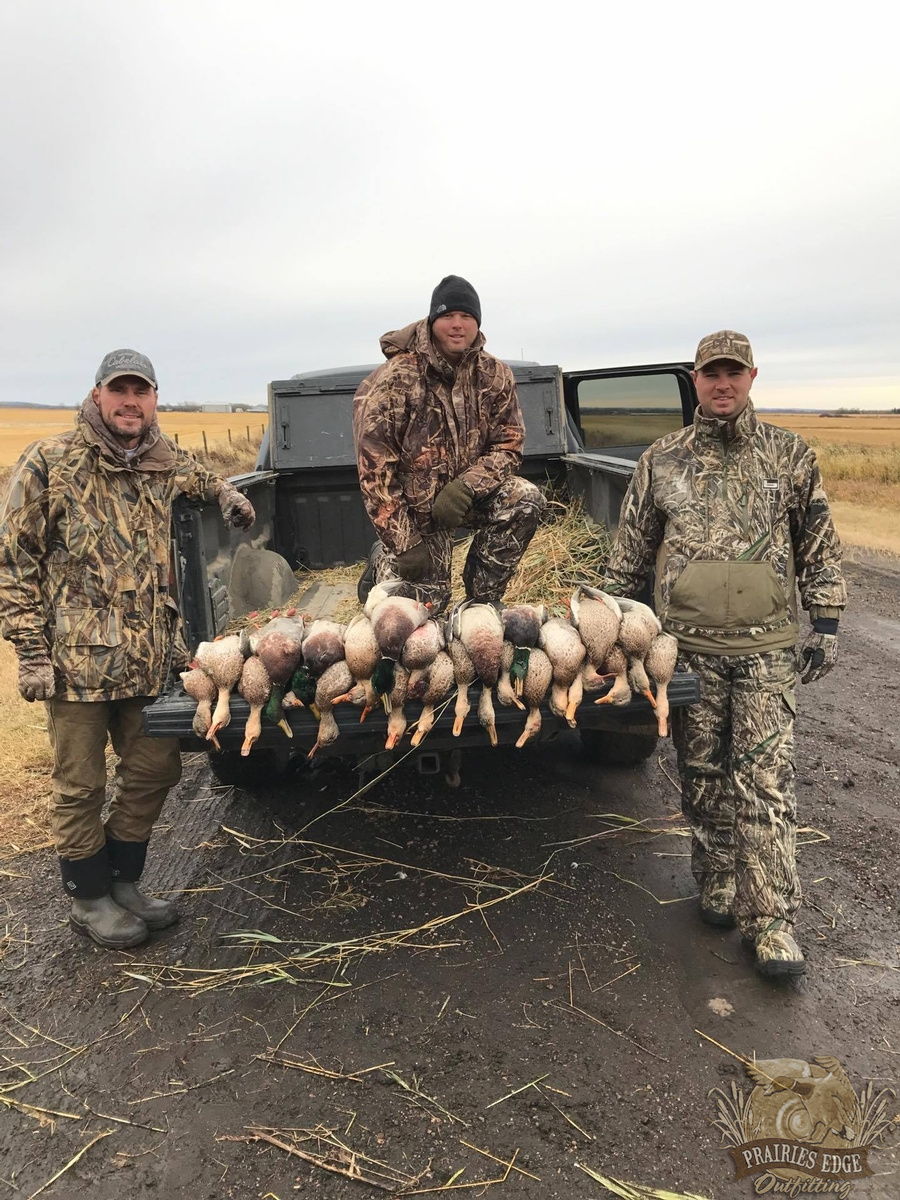 Group photo on a duck hunt