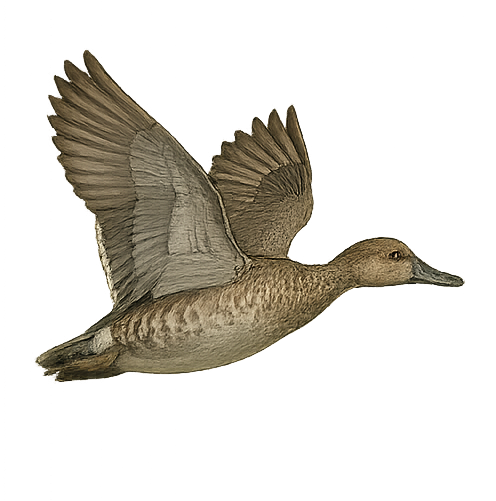 Gadwall Duck Illustration Graphic Gadwall Duck Illustration Graphic
